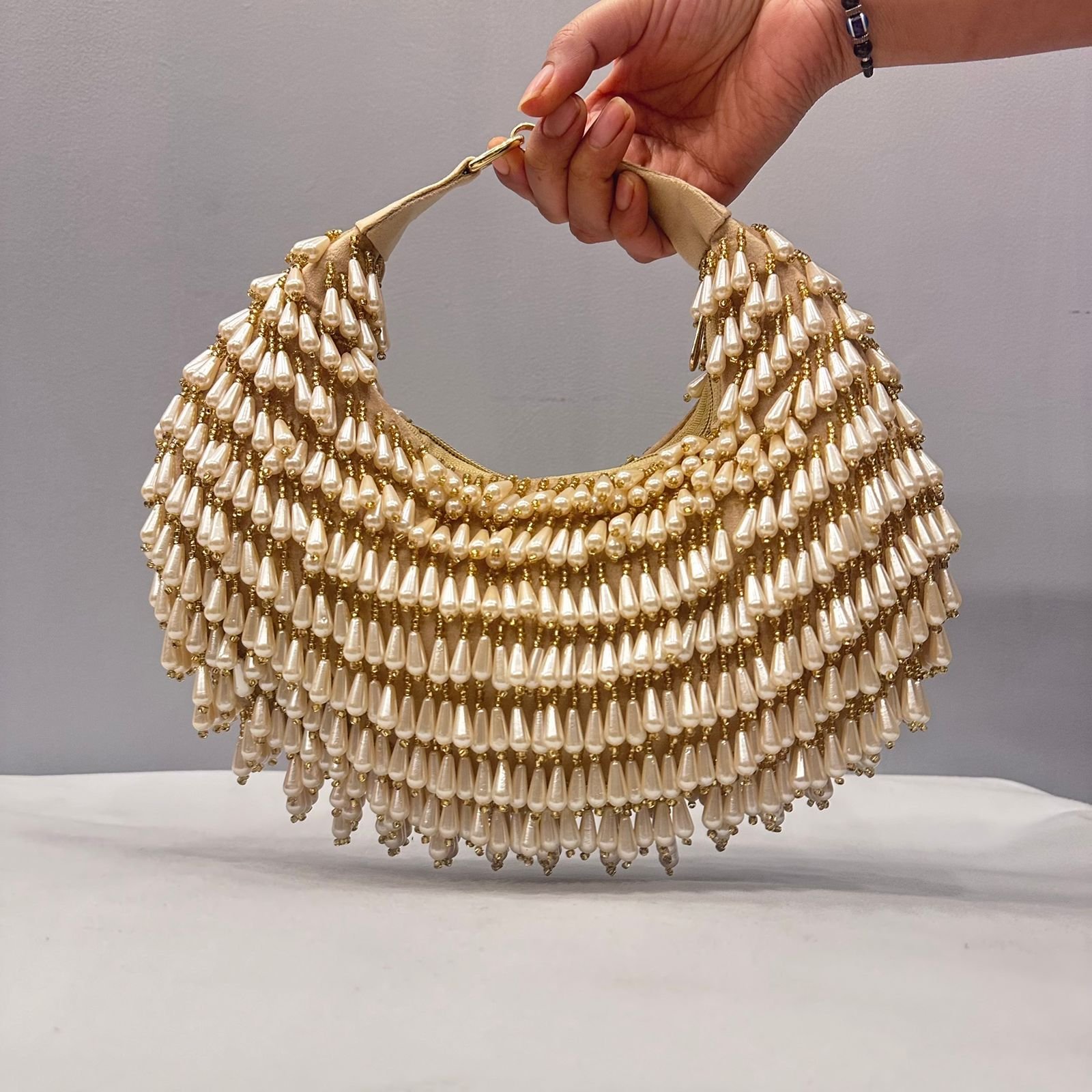 Pearl moon bag
